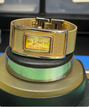 Gold tone vintage bracelet watch from Toto's Vintage Watches
