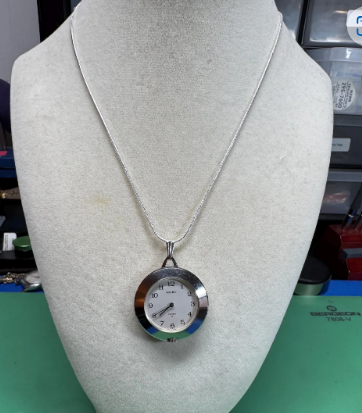 Vintage pendant watch necklace from Toto’s Vintage Watches